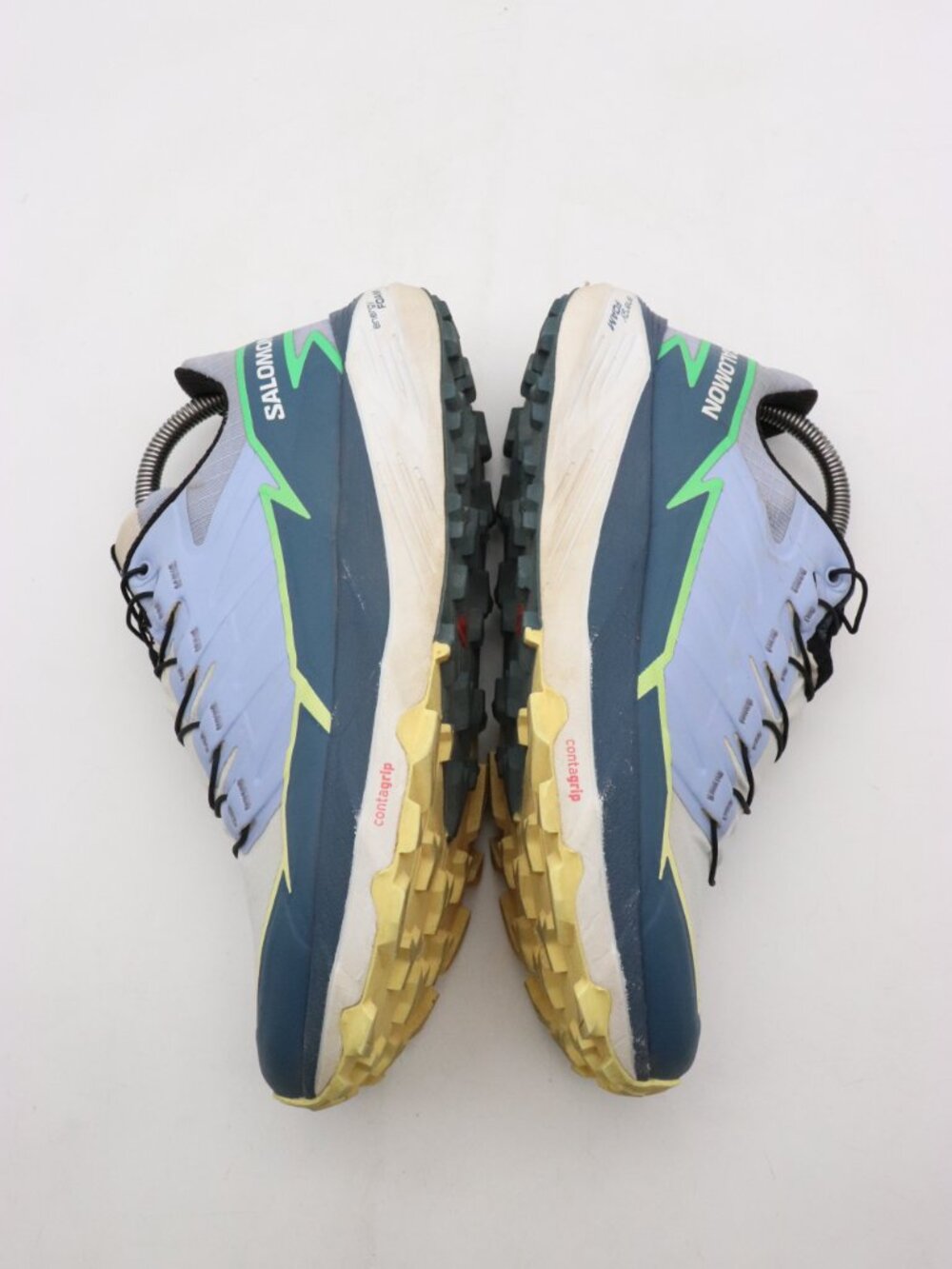 Salomon Thundercross Women's Size 8 White Blue Green Sneakers Trail Running - Picture 8 of 10